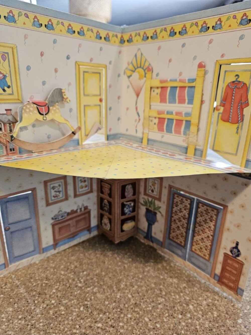 Vintage 1991 Victorian Doll House 3D Pop Up Carousel Book Miniature Decor - Picture 6 of 9
